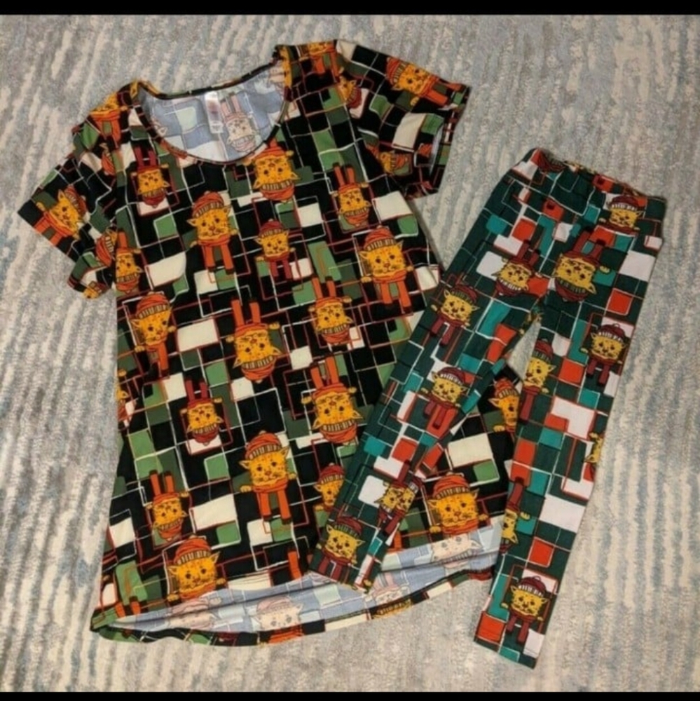 Womens M Shirt & Kids 2-5 Leggings